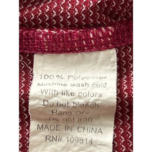 Canari Mens Red & Black Snap Top Cycling Jersey With Rear Zipper Pocket Size L - Picture 4 of 8